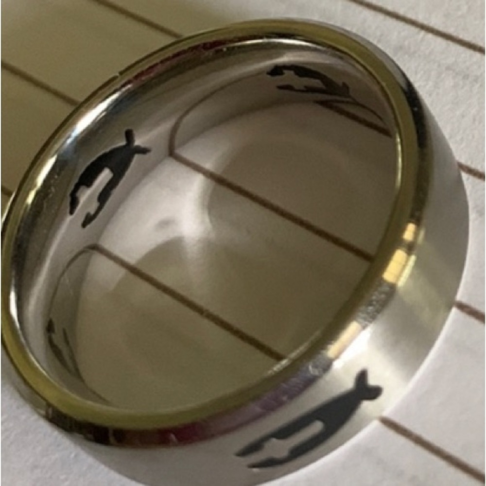 Men’s titanium band ring. Size 9 ring.